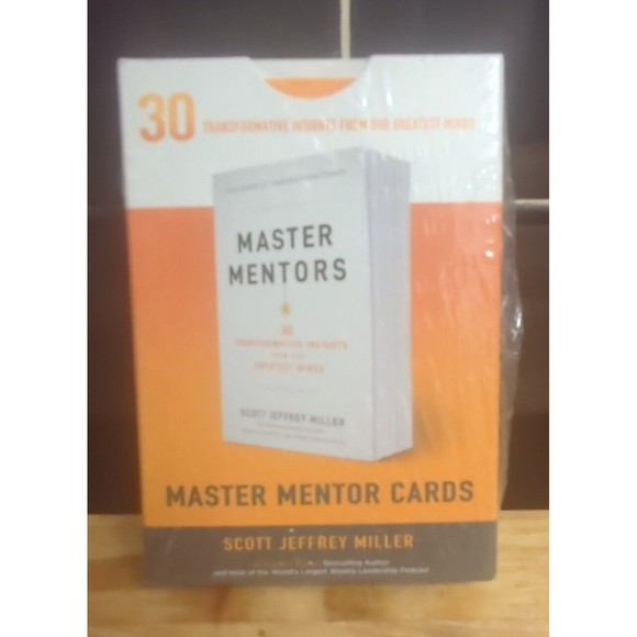 Master Mentors 30 Transformative Insights Greatest Minds Card Scott J.Miller NWT - Picture 1 of 6